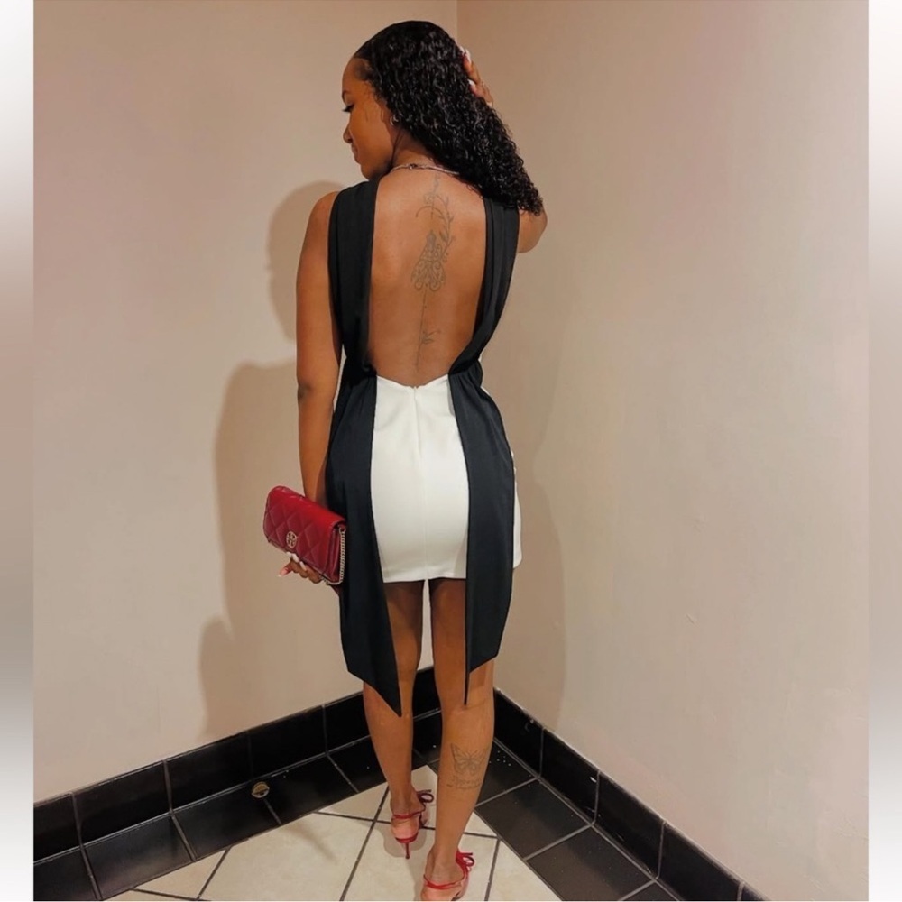 Zara Combination Short Dress - Picture 3 of 11